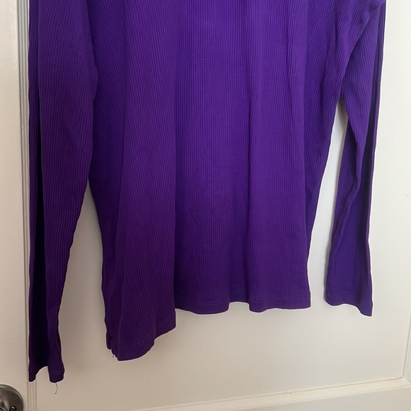 NWT Lauren Ralph Lauren purple long sleeve size: 1X - Picture 7 of 10